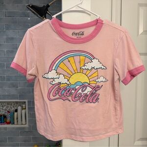 Coca Cola Crop Top Graphic Tee